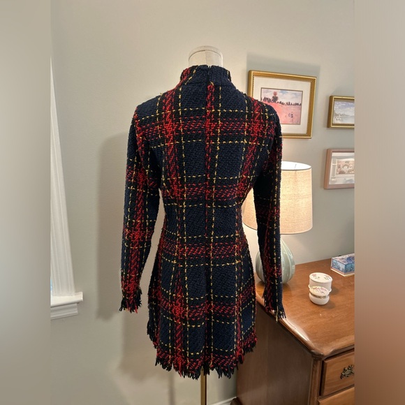 Check Large Loop Knit Dress - Picture 2 of 11